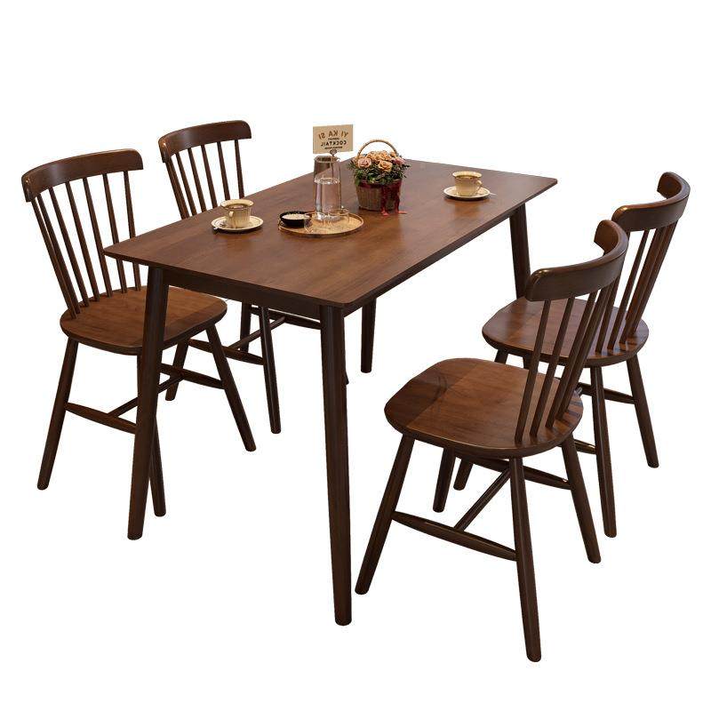 法复古咖啡餐厅实木桌椅组合红奶茶甜商用桌椅网品烘焙蛋西式糕店,住宅家具,餐桌+餐椅,淘宝优惠券,粉丝福利购,淘宝优惠卷