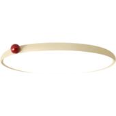 卧室油超薄小灯844奶奶豆护眼吸顶灯全光谱简约侘寂风主卧风儿童