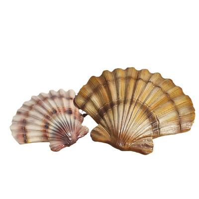 大美型人鱼摆件海生物海草贝壳美人鱼雕道洋海具底世界装饰玻璃钢