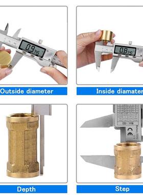 1数5m0m不锈钢电子显游标卡分尺带数单位数字卡尺