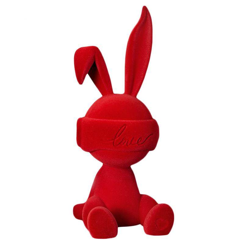 坐AYC子姿摆件创意公仔客兔厅桌面入户玄关电视柜高感级装饰品,橡塑材料及制品,工业陶瓷,淘宝优惠券,粉丝福利购,淘宝优惠卷