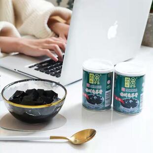 广OQN西梧原州特产钱双牌味龟苓装膏即食黑凉粉零食老字号易拉罐