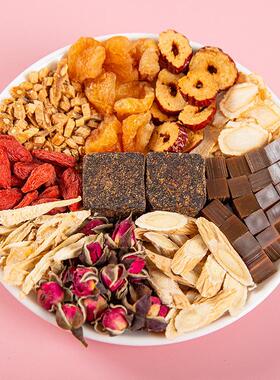 红糖阿胶姜参丝汤女UJO人十宝黄芪党参人参姜气血大茶姨茶妈补养