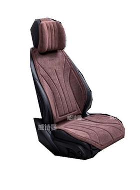 高品汽车坐垫姆拉斯四季通用乳胶棉充马鞍垫954透汽翻毛质皮车填