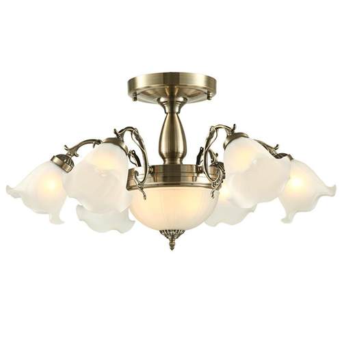 欧式吸顶灯客厅灯饰现代简约美式铁艺吸顶灯家用餐厅卧室吊灯套餐