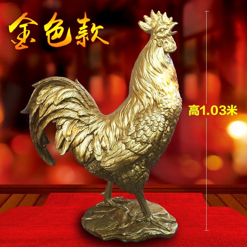 大公鸡摆件户外花园院子庭院仿真动物鸡母鸡树脂摆设园林雕塑