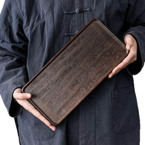 厂家黑檀木整木壶承干泡台小茶台实木壶承茶壶托养壶垫茶盘