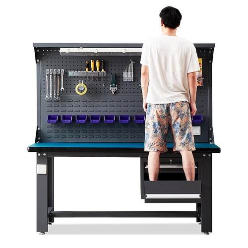 重型钳工操作台车间防静电工作台不锈钢工作台维修桌子模具装配台