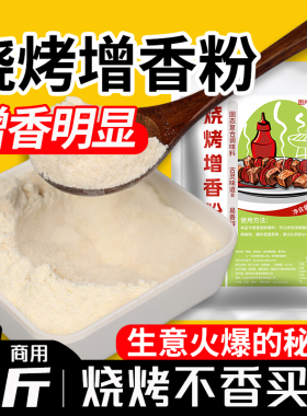 烧烤增香粉腌料撒料蘸料羊肉串调料白色商用飘香铁板鸭肠鱿鱼油炸