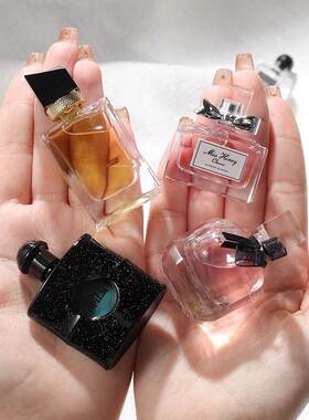 小众大牌Q版香水蔚蓝男女专用黑鸦片反转巴黎分装瓶淡香持久留香