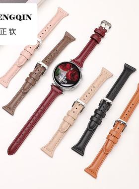 适用华为手表GT5表带gt4/gt5Pro真皮Watch5小蛮腰腕带gt3新GT2pro