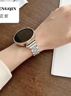 适用华为GT5pro表带GT4不锈钢带GT3蝴蝶扣新款watch3/4金属Magic2