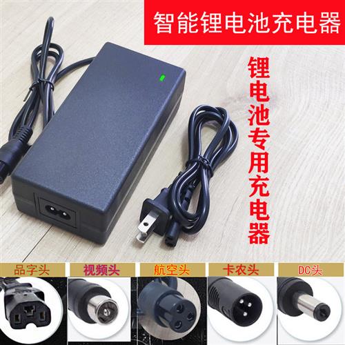 电动滑板车希洛普哈雷代步车代驾车锂电池充电器48v36v24v42v通用
