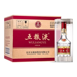 6瓶原箱發(fā)貨禮袋 第八代五糧液普五52度濃香型500ml 官方授權(quán)