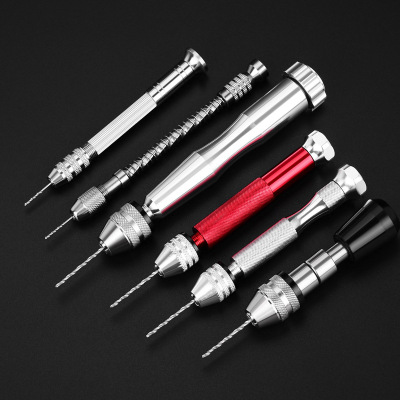 手动打孔钻单头迷你手钻手捻钻核雕手动钻眼打孔器文玩钻手钻拿子