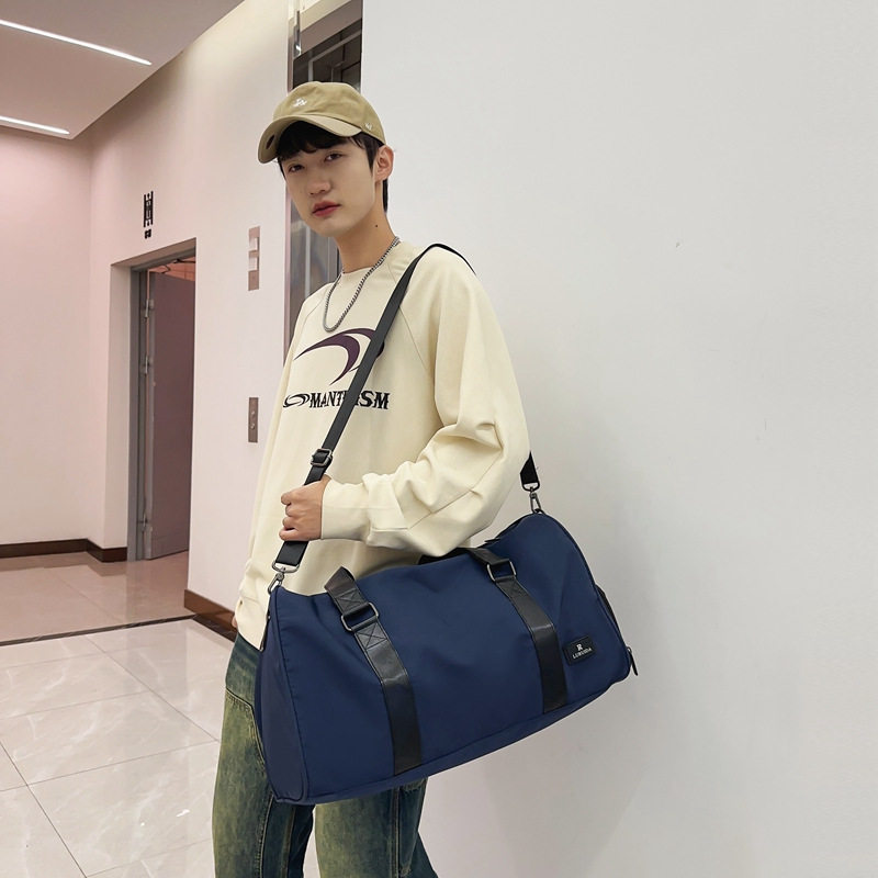 女运动健身游泳包新款男单肩出差旅行包大容量学生补课住宿行李袋