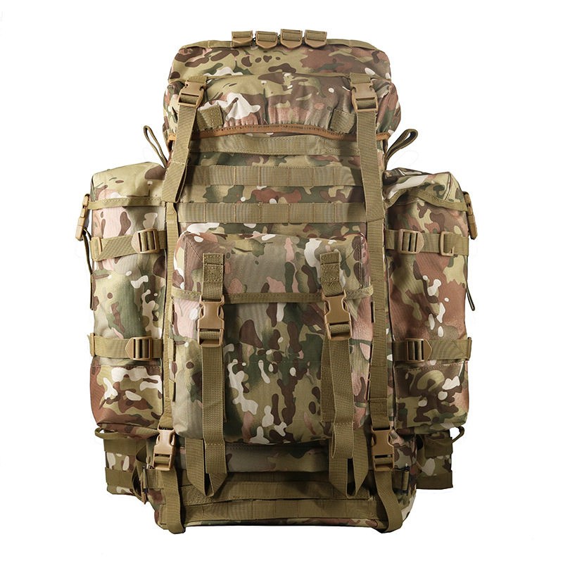 户外大容量战术背包俄罗斯80L双肩包军迷登山包出行背囊多功能包