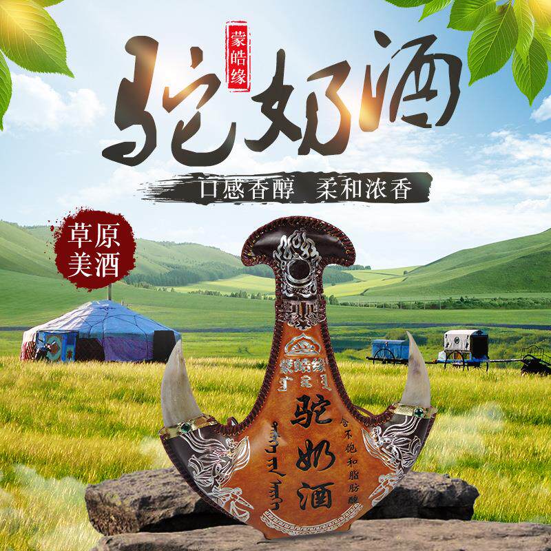 内蒙古特产皮壶酒蒸馏型奶