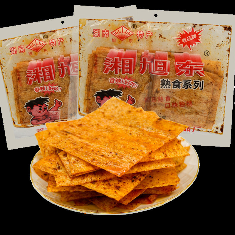 湘旭东88g辣条麻辣片大辣片湖南特产8090儿时怀旧辣条零食