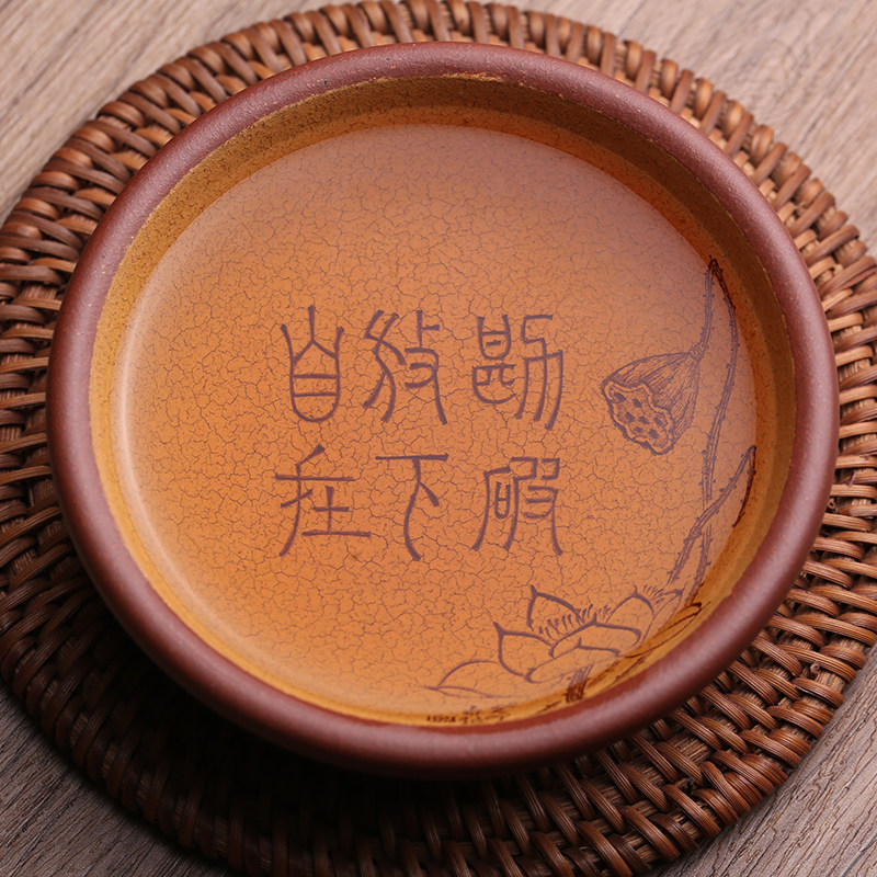 宜兴紫砂主人杯开片怀古茶杯品茗杯纯手工吴春艳高档石丁功夫茶具