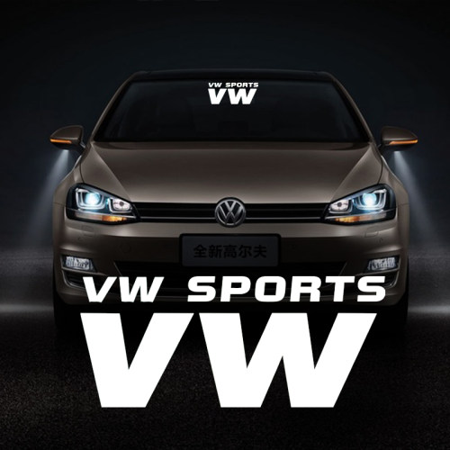 大众车贴大众玻璃汽车贴纸