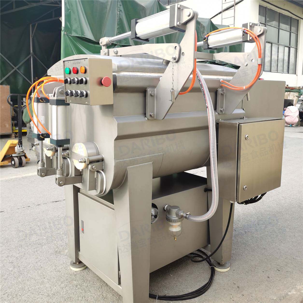 lDRB-JB400真空拌馅机商用香肠地道肠混合腌肉机带提升上料设备机