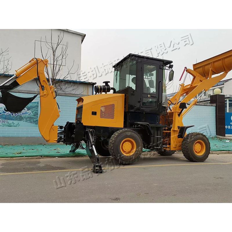 两头忙挖掘装载一体机 土石方施工液压挖掘装载机 Backhoe loader