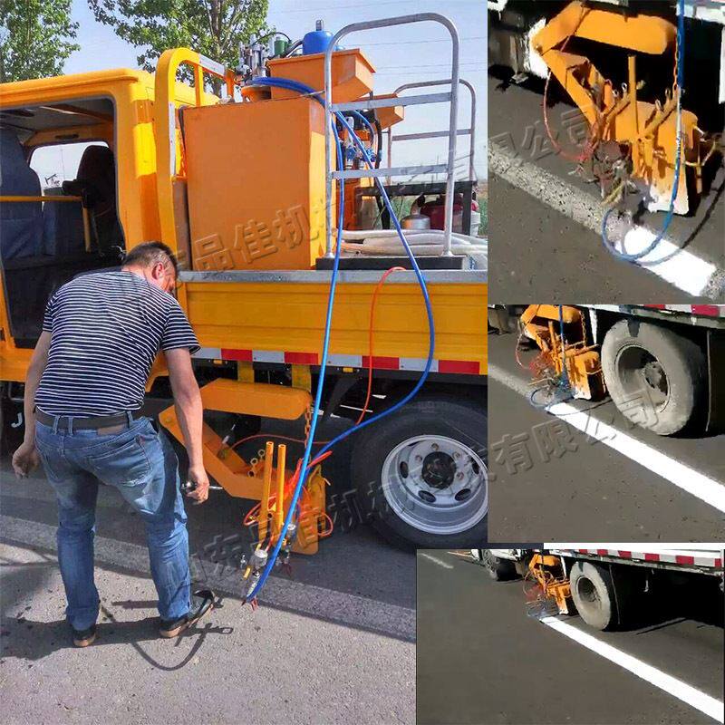 高速公路热熔标线车载式划线机全自动交通马路标线机冷漆划线车