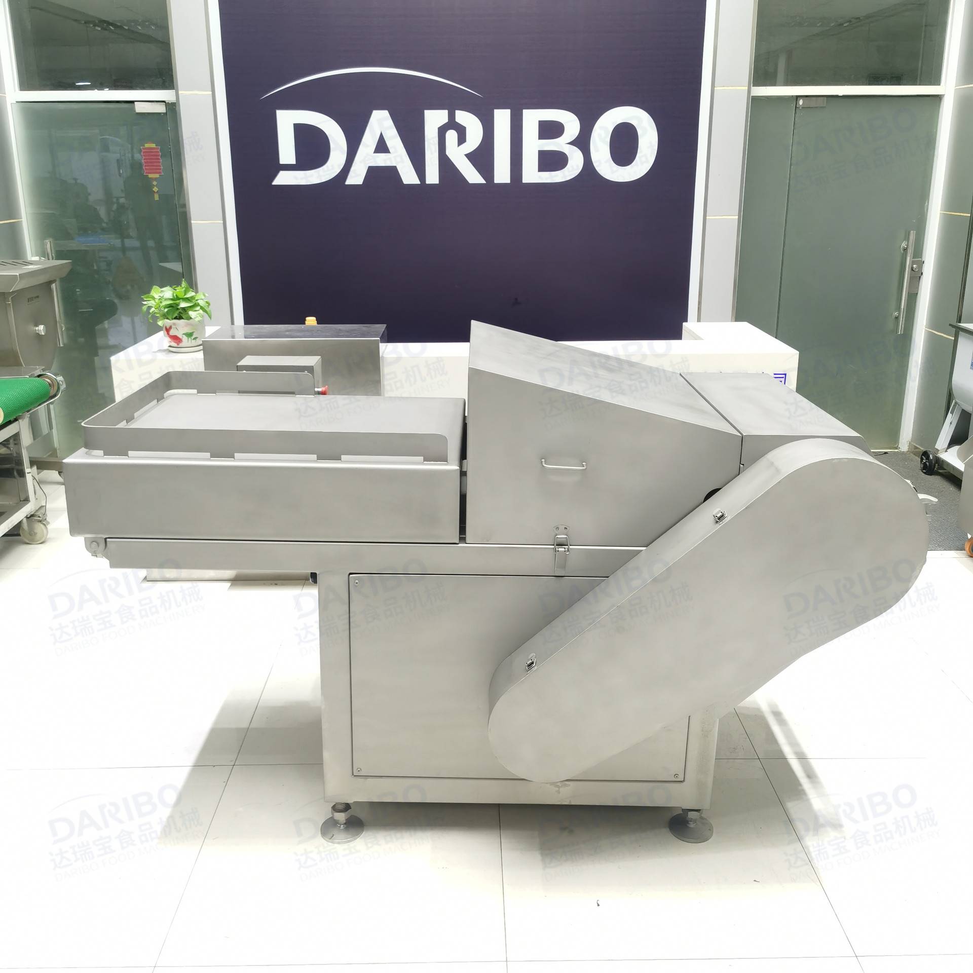 lDRB-PR3000冻肉刨片机 冷冻肉块破碎机 后道接切丁机绞肉机商用