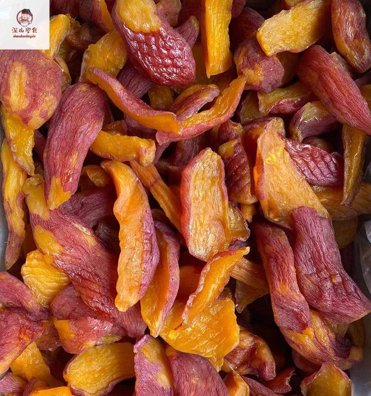 带皮红薯干农家自制无糖精原味倒蒸地瓜干软糯蕃薯条孕妇小孩零食