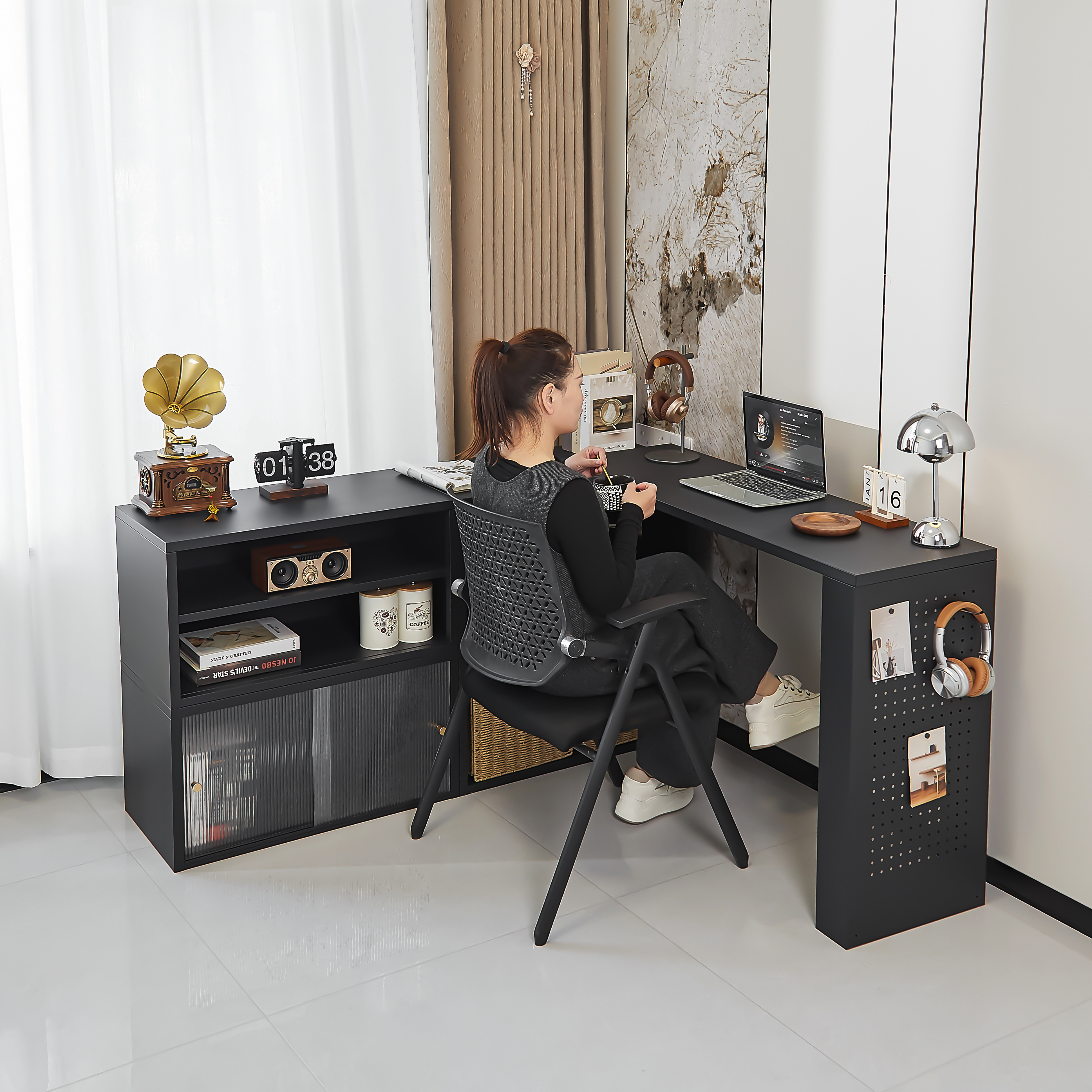 钢制旋转书桌无甲醛无异味