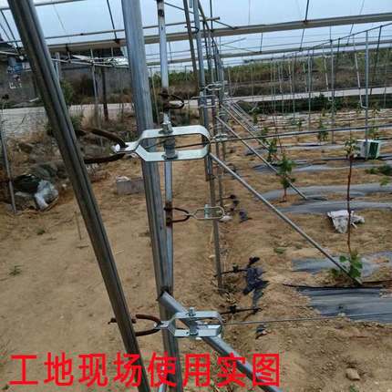 塑钢线拉紧器葡萄架紧线器新型钢丝绳铁丝钢线固定夹头卡扣紧绳器