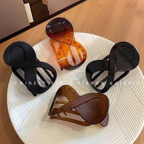 复古发夹亚克力简约优雅气质