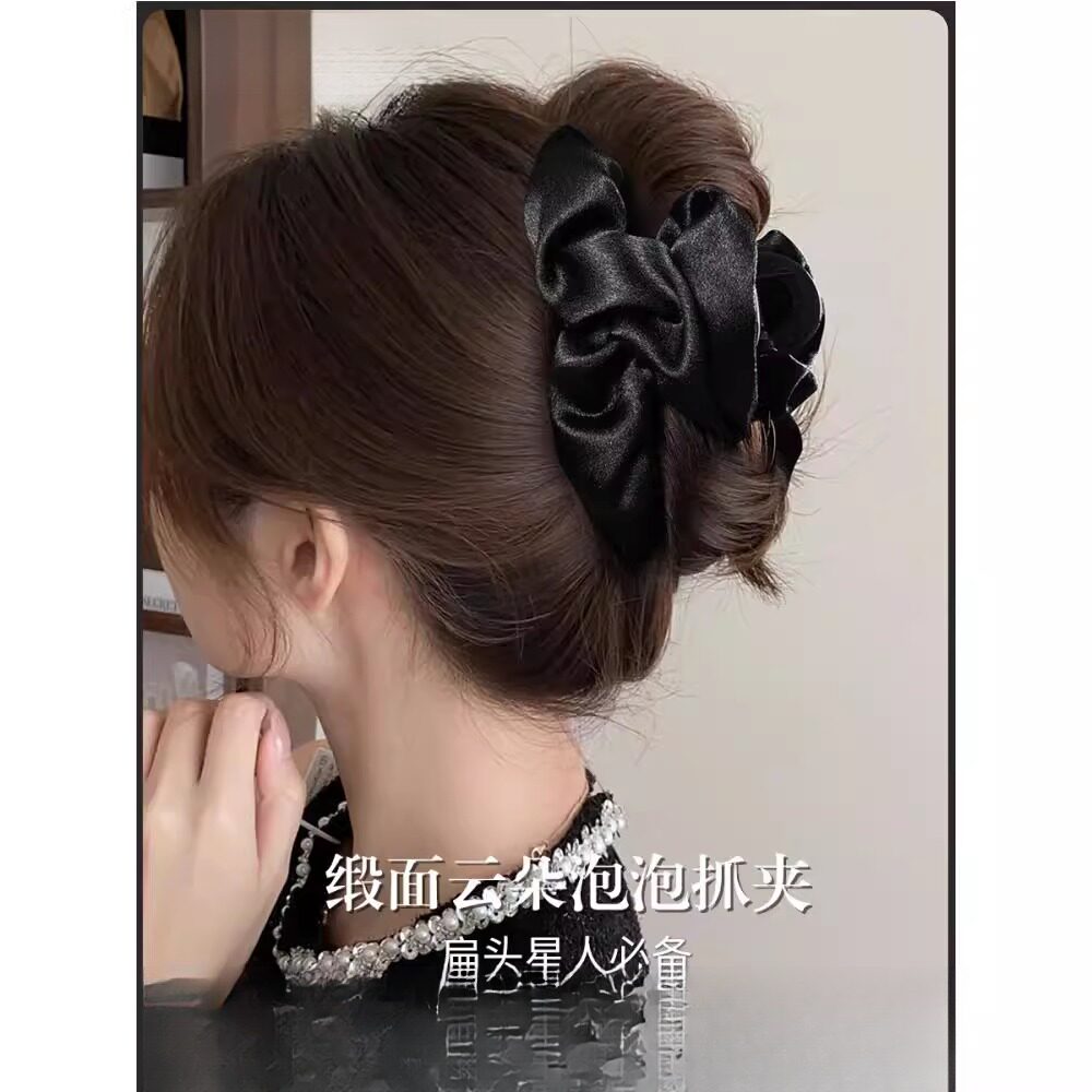 美云朵抓夹女感2025新款发量少饱