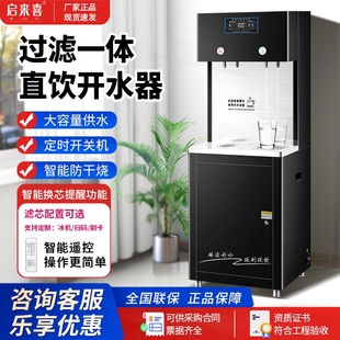工厂直饮水机商用ro反渗透净水过能大容量开水器滤一体学校温热节