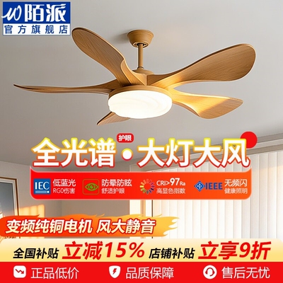客厅风扇灯2026新款餐厅吊扇灯家
