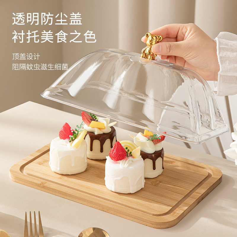 水果店试吃盘带透明盖点