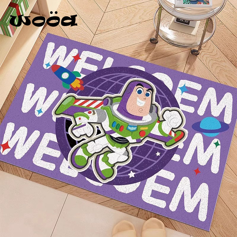 巴斯光年丝圈入户门地垫家用门口脚垫除尘易清洗地毯防滑耐磨进门,居家布艺,入户地垫,淘宝优惠券,粉丝福利购,淘宝优惠卷