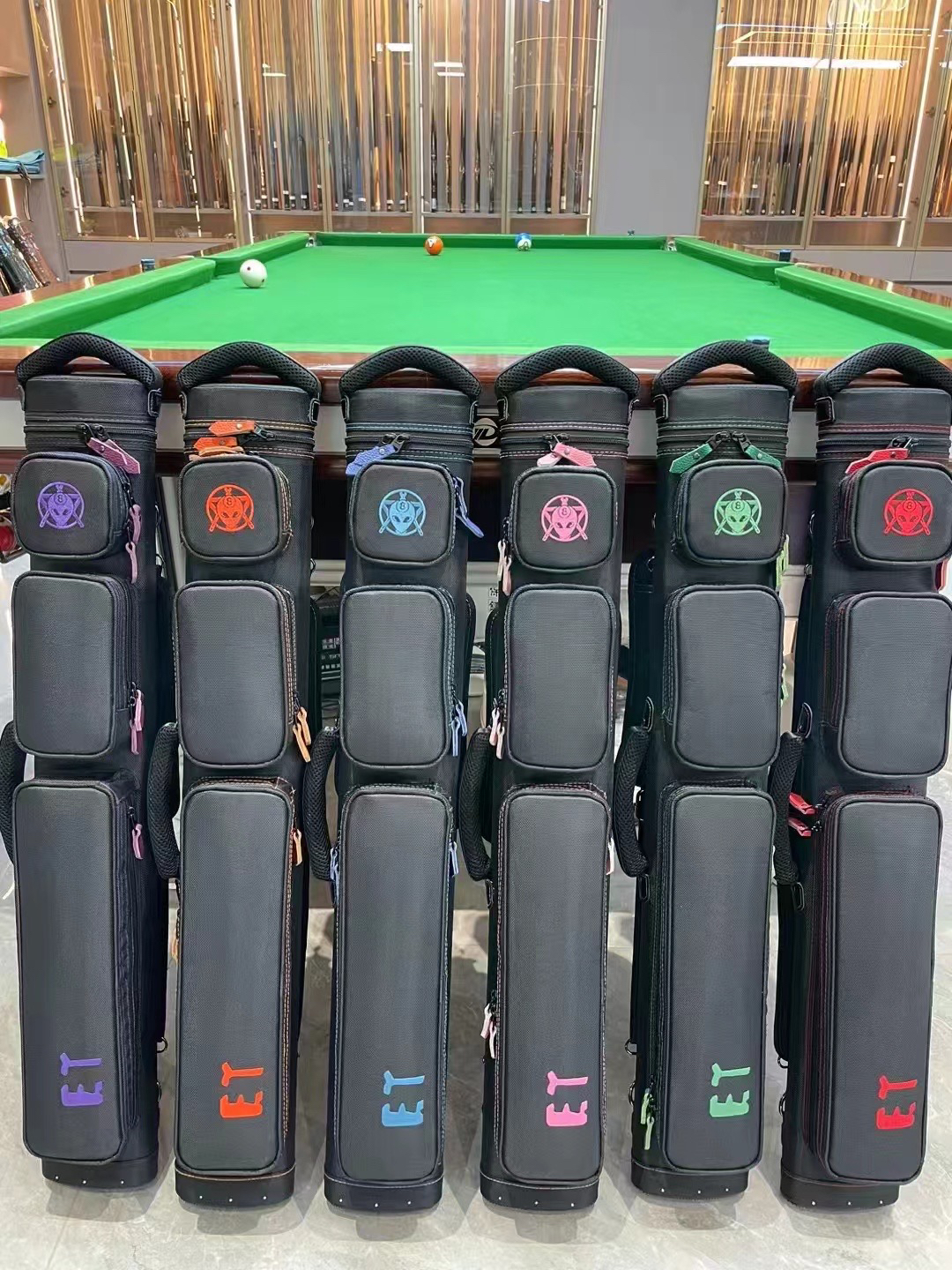 et外星人6孔杆桶超大容量防水耐磨杆桶4/3九球杆桶2后把4前节