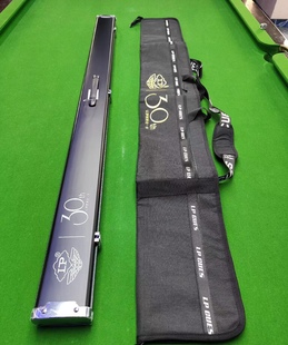 LP台球杆盒外包保护套一体通杆 杆包双槽耐磨三槽袋黑八斯诺克包