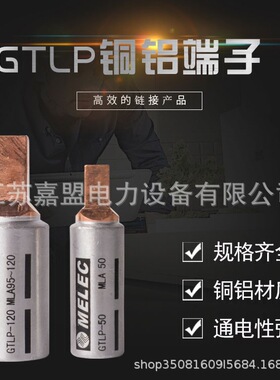 MELEC 嘉盟电力 GTLP针式铜铝端子铜铝终端头接线端子电力金具