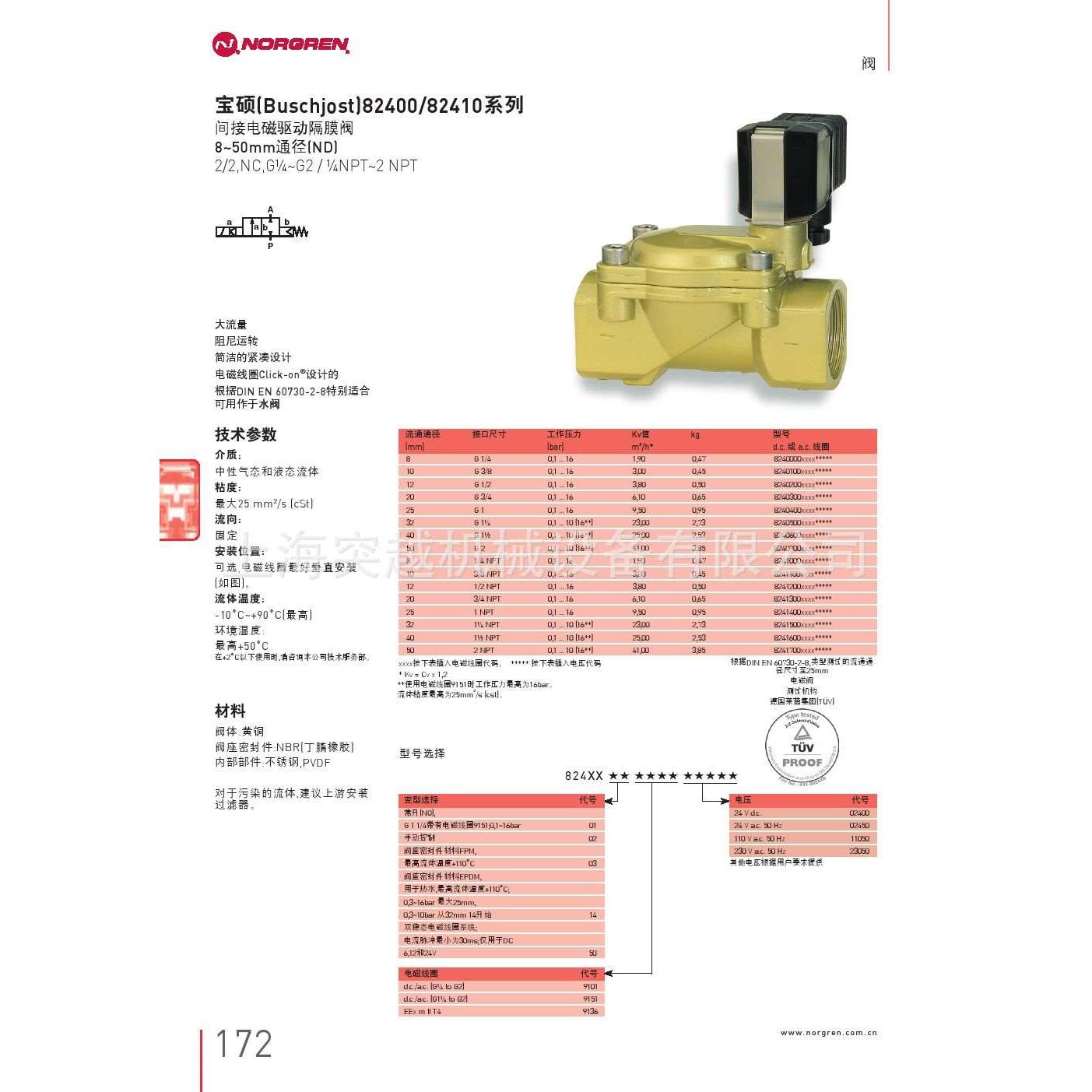 供应原装诺冠电磁阀V44A513D-C313A 直销