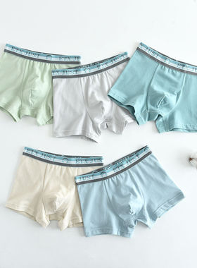 ETX JUST儿童内裤A类棉内裤童学生青少年平内裤中大童裤衩