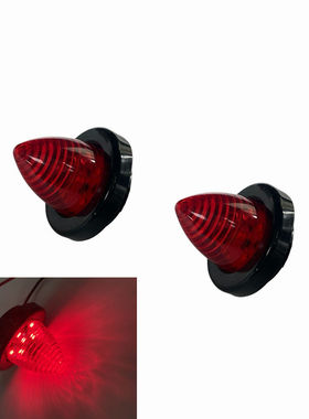 新款6LED小圆灯 橡胶货车边灯 拖车皮卡房车转向尾灯MK-165