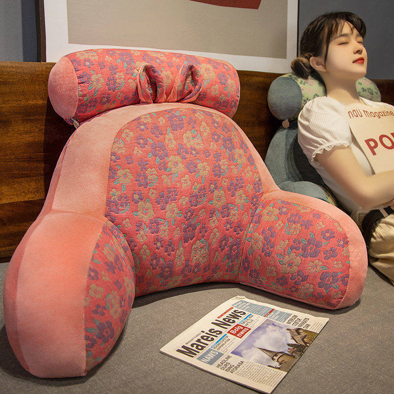 三层纱床头靠垫软包护腰靠枕大靠背孕妇沙发抱枕宿舍床上看书枕头,居家布艺,靠垫/抱枕,淘宝优惠券,粉丝福利购,淘宝优惠卷