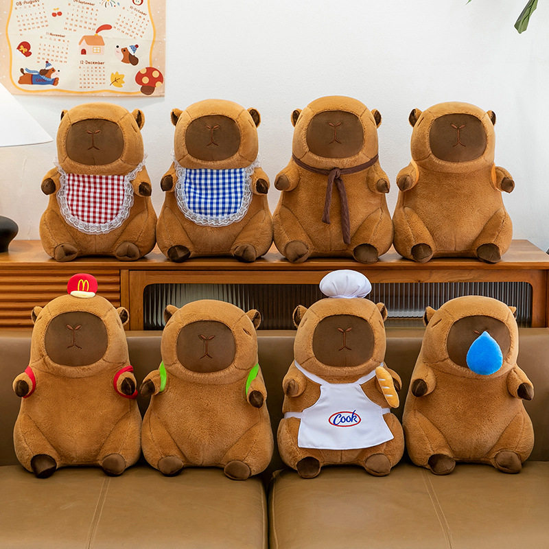 卡皮巴拉毛绒空调毯抱枕被子两用办公室午睡毯可爱水豚玩偶毛毯,居家布艺,抱枕被,淘宝优惠券,粉丝福利购,淘宝优惠卷