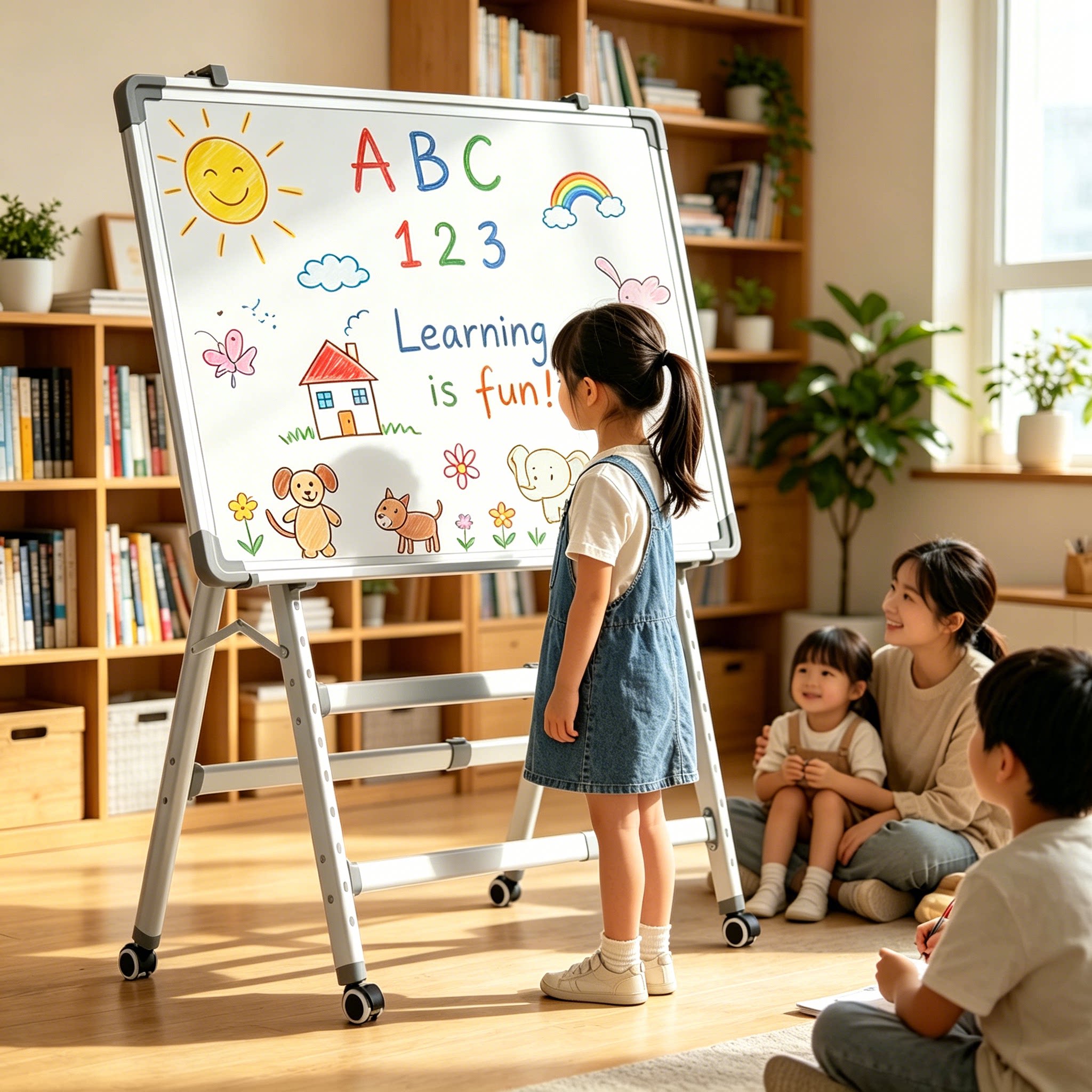 高品质金三角超稳支架白板写字板图片