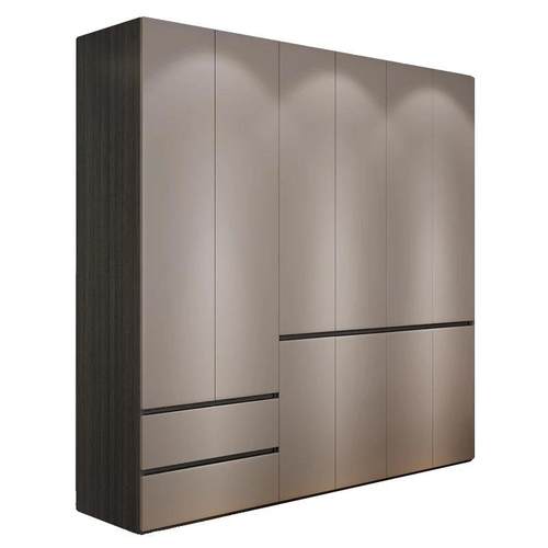 18mm实木多层板环保分段式衣橱现代简约家用卧室成品收纳组装衣柜