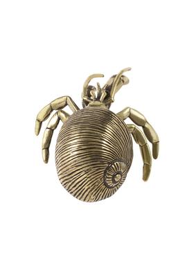 做旧仿古玩古董大寄居蟹黄铜摆件茶宠桌宠商店装饰古铜工艺品