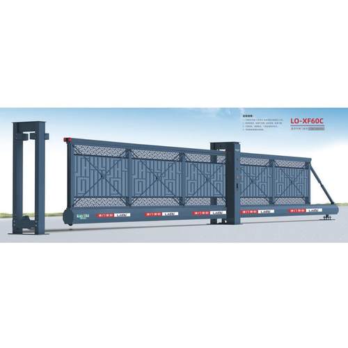 公司学校小区自动段滑门铝合金分段门平移门电动无轨智能悬浮门